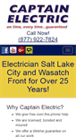 Mobile Screenshot of captainelectricutah.com